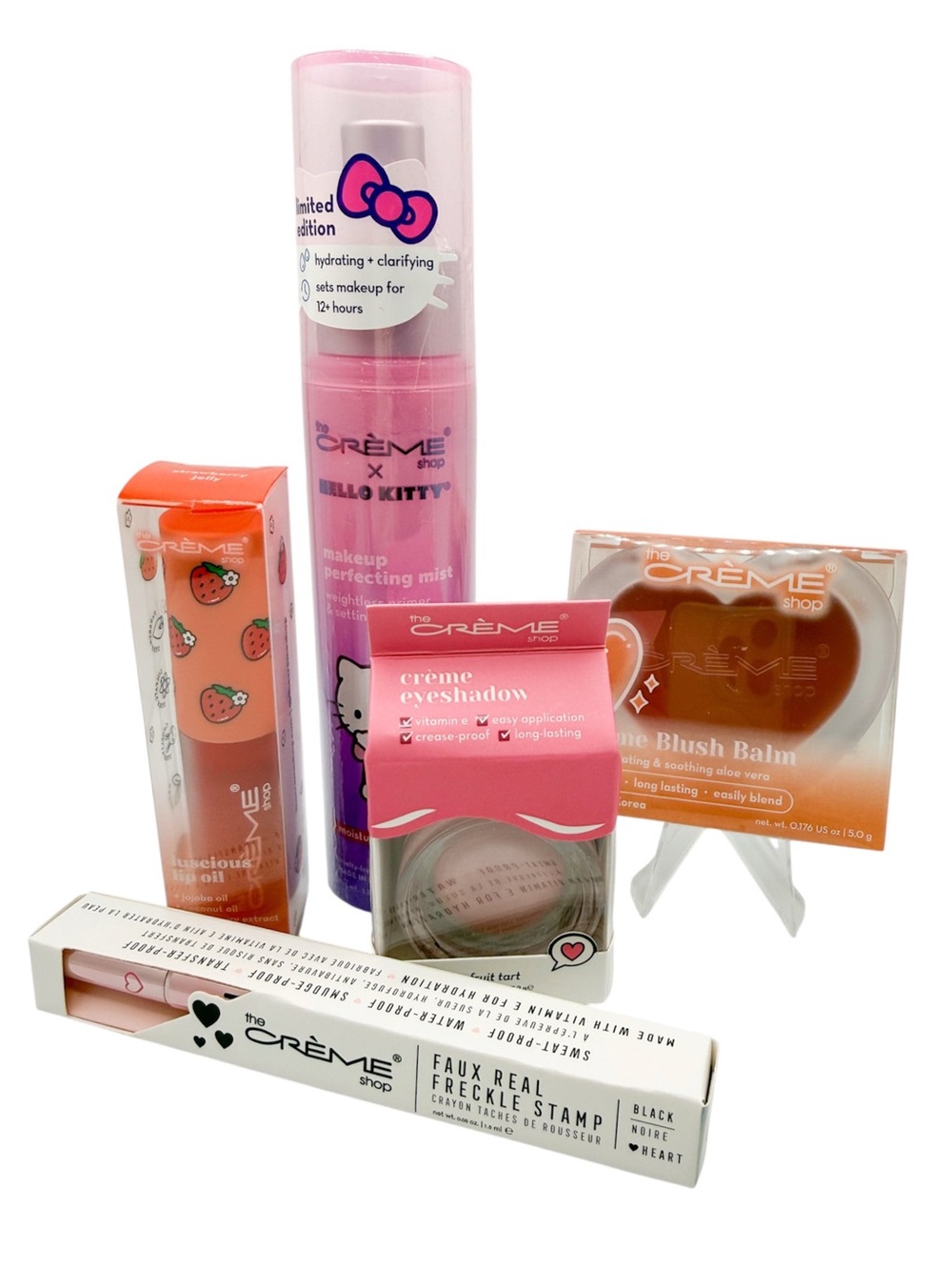 The Crème Shop Beauty Kit - Lip, Cheek, Eye & Face | 5 piece set